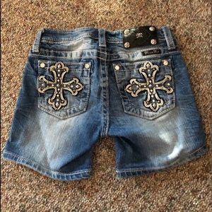 Girls Miss Me jean shorts